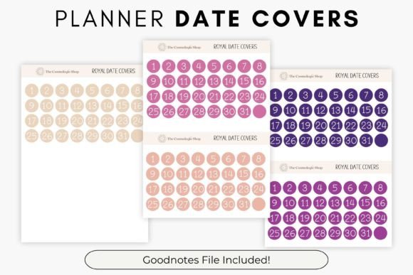Download Royal Printable Planner Date Covers - Cover Collection