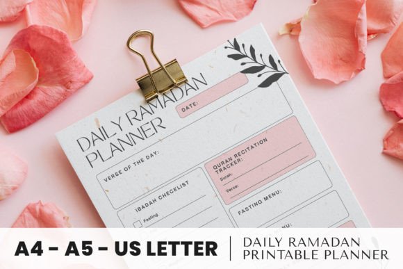 Download Daily Ramadan Printable Planner PDF - Planner pdf Collection