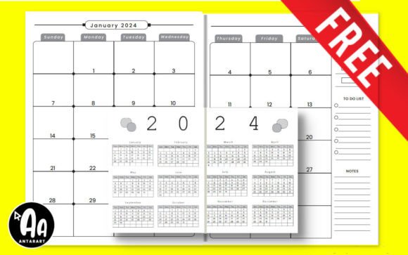 Download Free 2024 Monthly Printable Planner Pdf - Planner pdf Collection