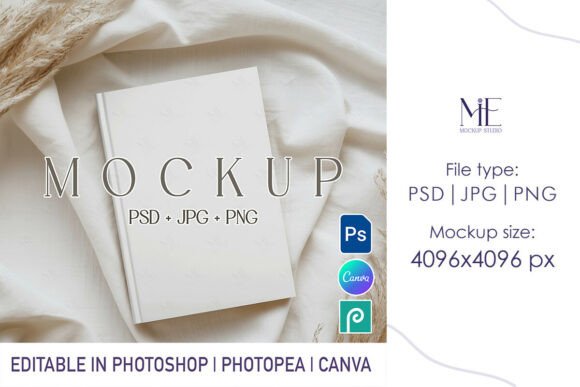 Download Boho Hardcover Journal Mockup A5 Notebo - Cover Collection