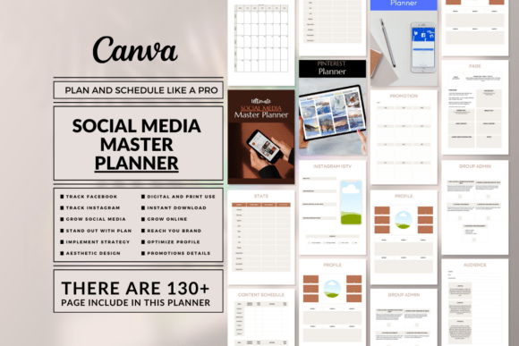 Download Social Media Master Planner PDF - Planner pdf Collection