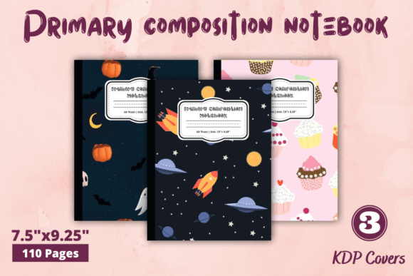 Download Primary Composition Notebook KDP Cover - Cover Collection