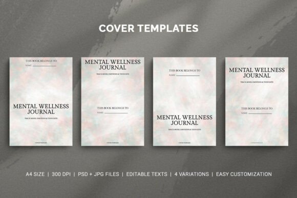 Download Mental Wellness Journal Cover Templates - Cover Collection